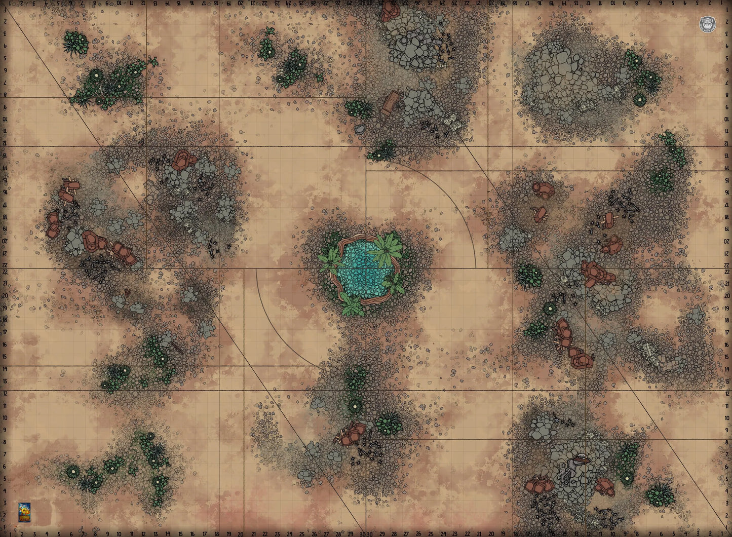 Competitive Warhammer Mat 44x60